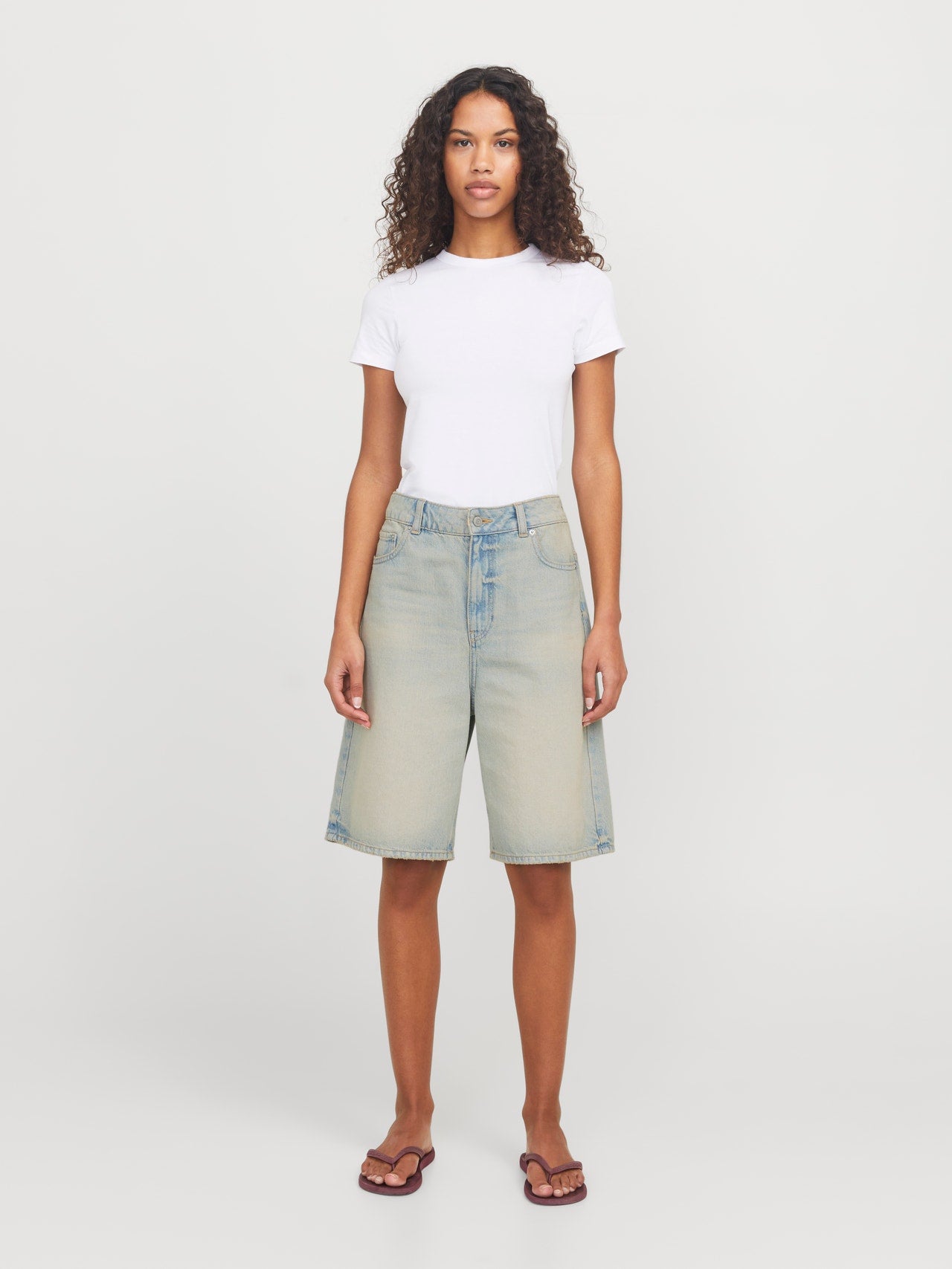 JJXX W JXERIN BAGGY SHORTS DNM 