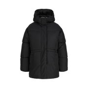 JJXX JXMaeve Puffer Jacket Black — de face, à plat