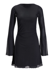 JJXX W JXMINNA MESH LS DRESS WVN 