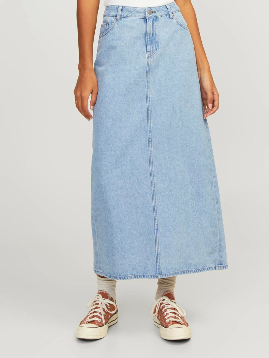 JJXX W JXAURA LONG MW DENIM SKIRT - Boutique Homies