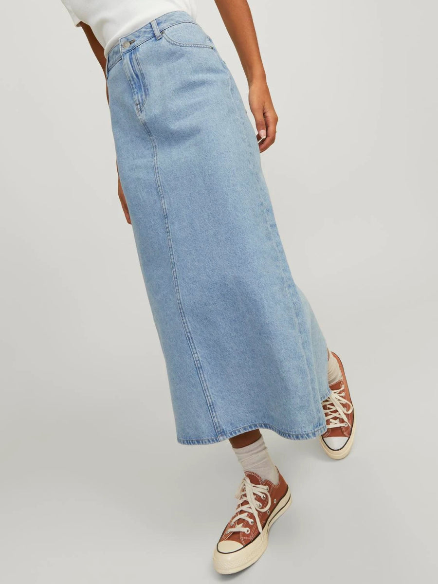 JJXX W JXAURA LONG MW DENIM SKIRT - Boutique Homies