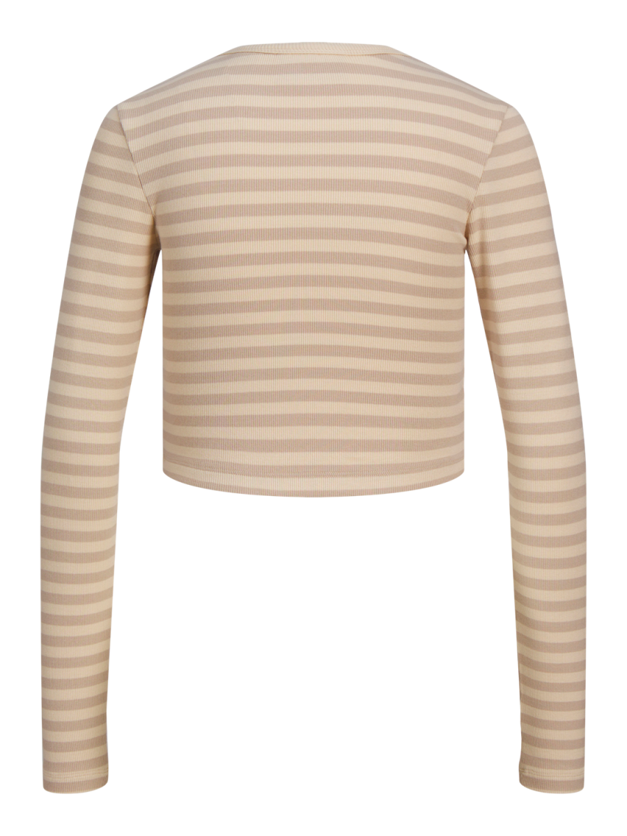 JJXX W JXFELINE STR LS STRIPE RIB TEE - Boutique Homies