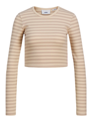 JJXX W JXFELINE STR LS STRIPE RIB TEE - Boutique Homies