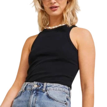 JJXX W JXFOREST STR SL WASH RIB TOP - Boutique Homies