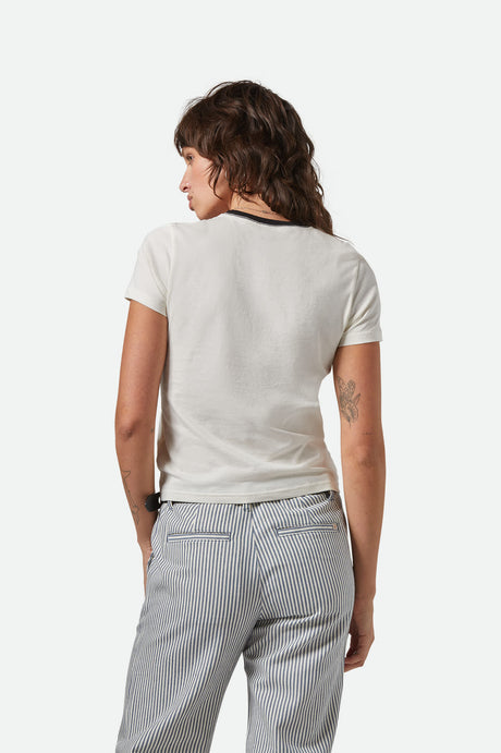 BRIXTON W ACES FITTED CREW TEE 
