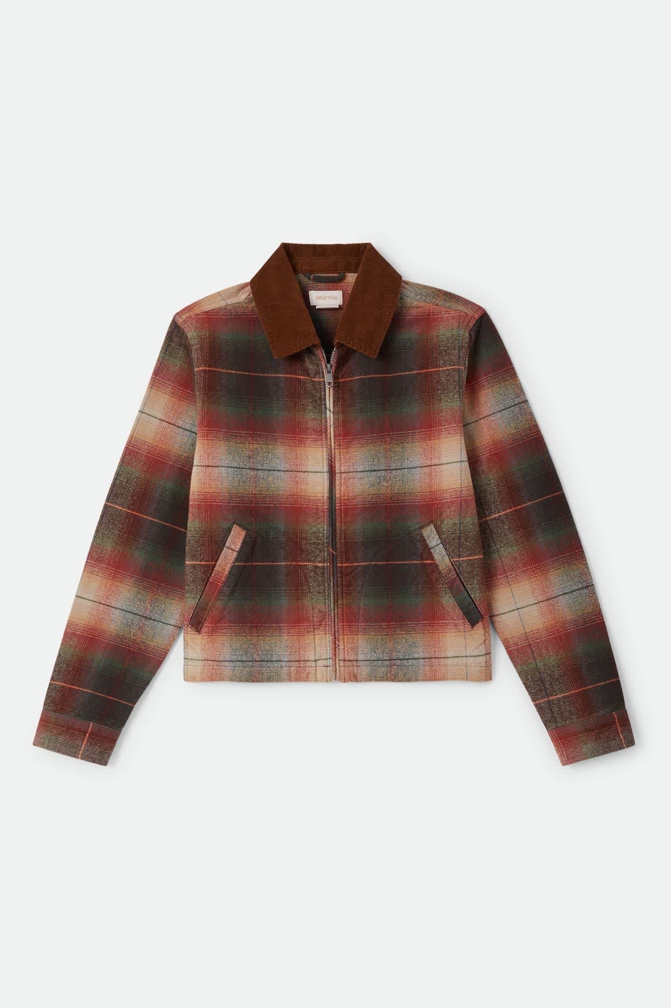Brixton W Mechanics Garage Zip Jacket Multi Shadow - vue principale