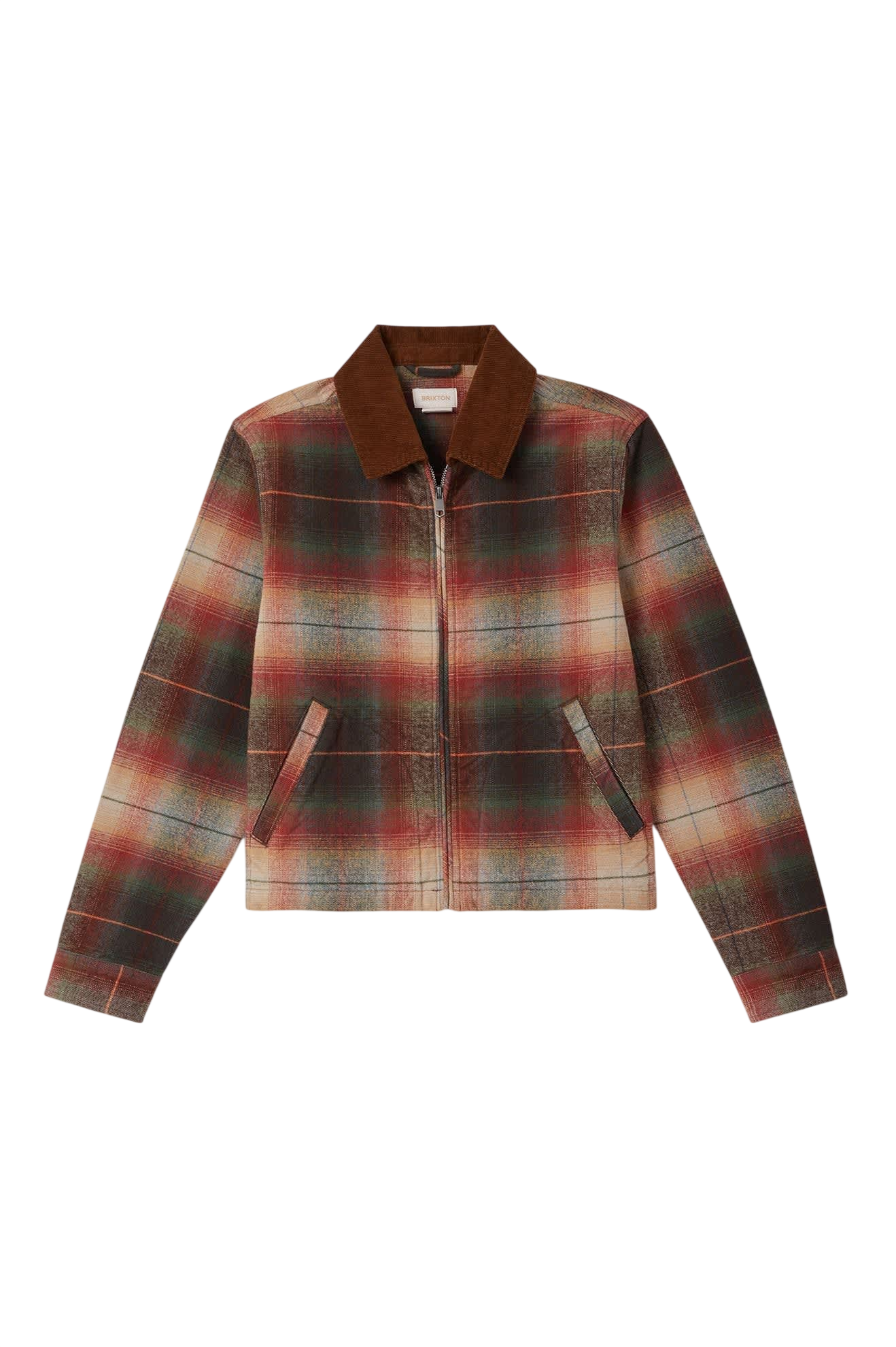 Brixton W Mechanics Garage Zip Jacket Multi Shadow - vue principale