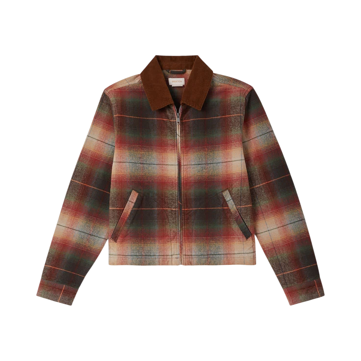 Brixton W Mechanics Garage Zip Jacket Multi Shadow - vue principale