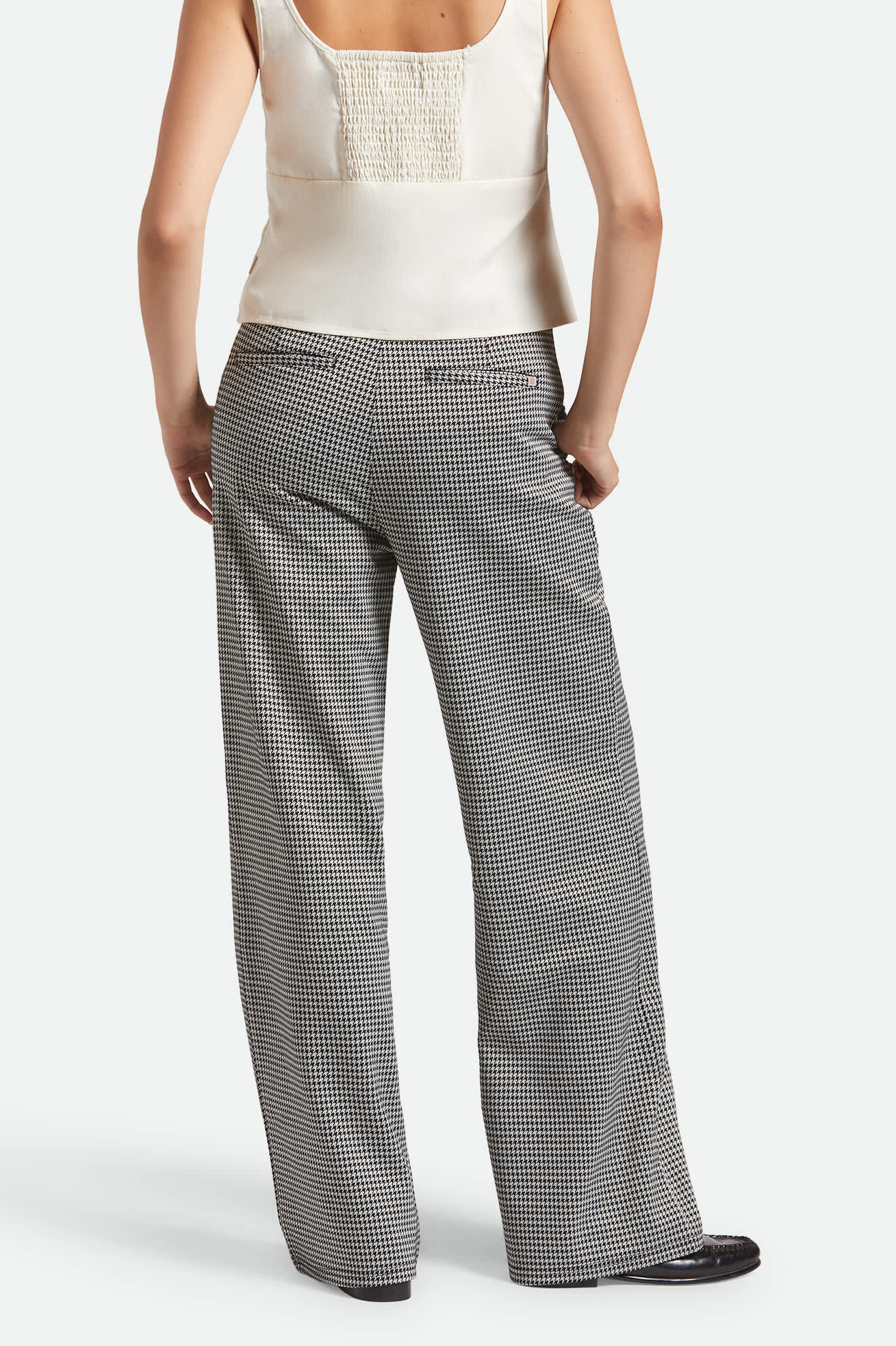 BRIXTON W HOUNDSTOOTH LEISURE TROUSER