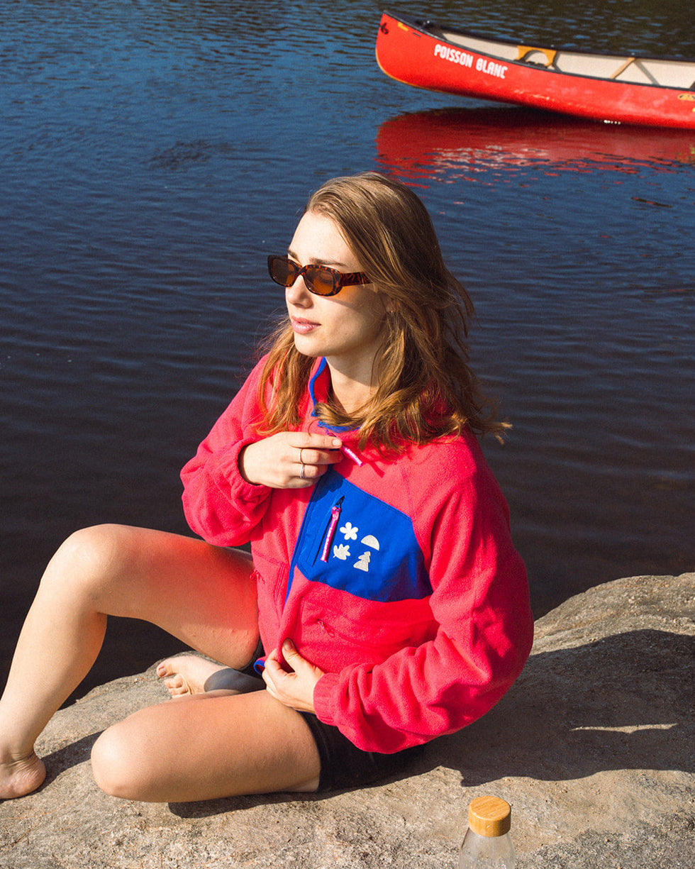 LES SAISONS W FLEECE JACKET