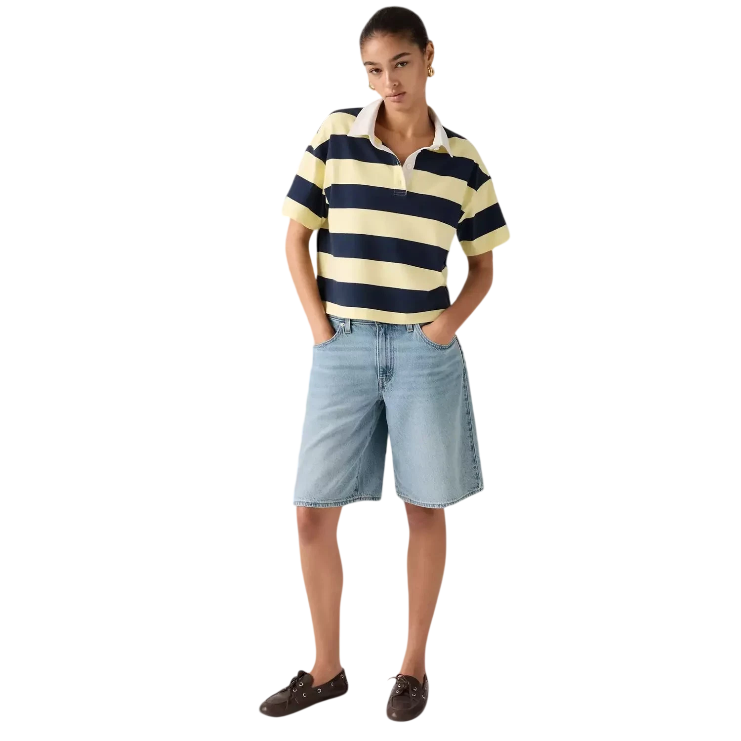 LEVI'S W BAGGY DAD JORT