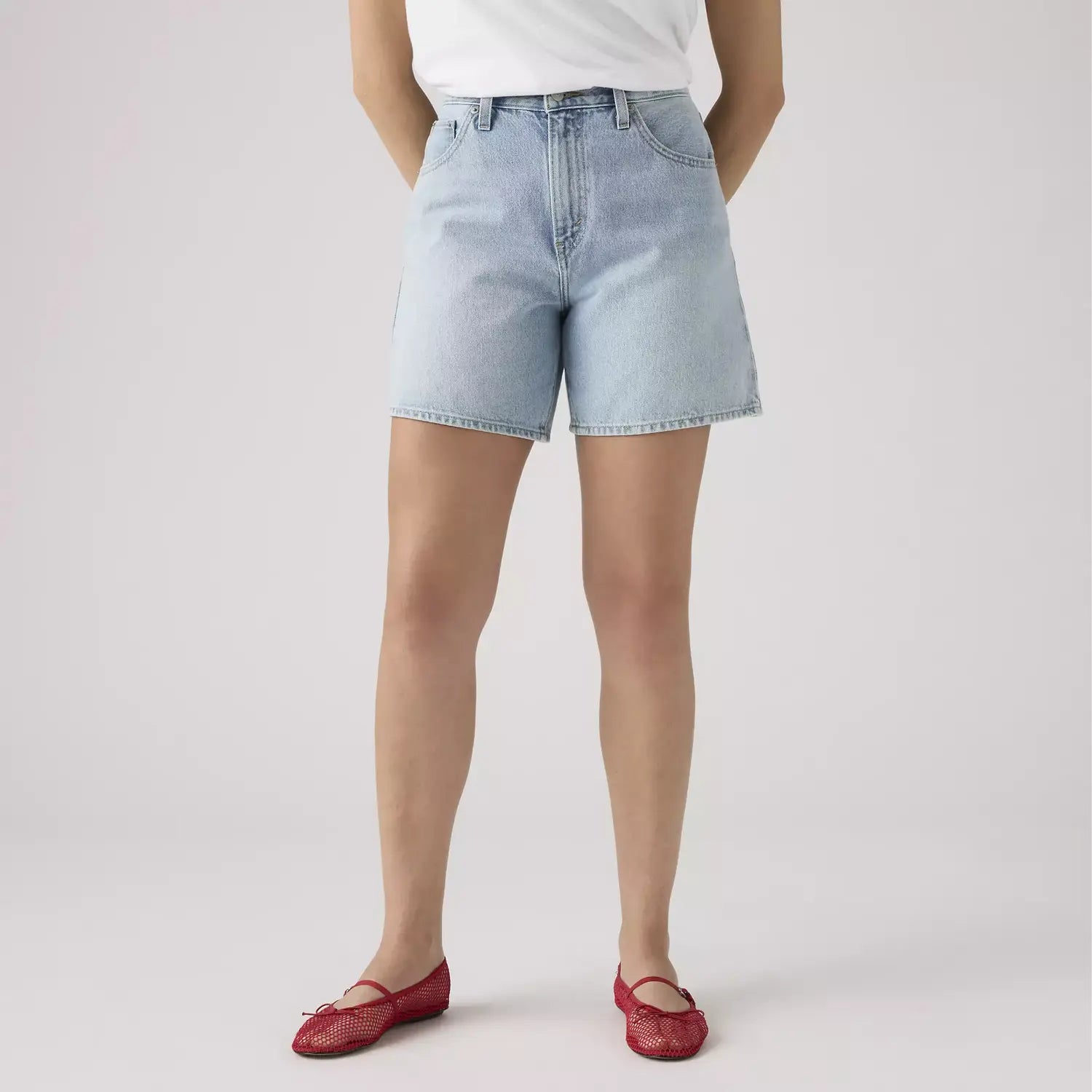 LEVI'S W HIGH BAGGY SHORT