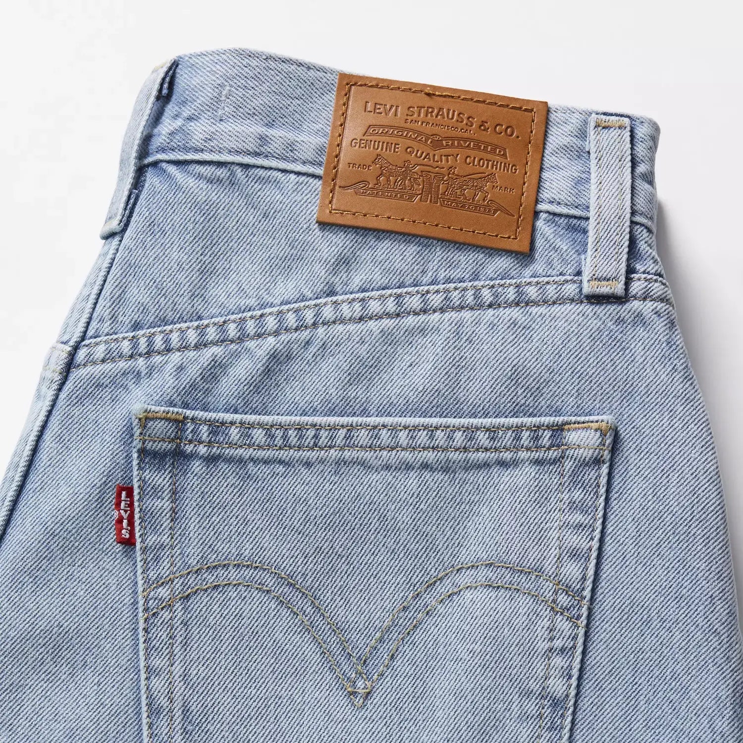 LEVI'S W HIGH BAGGY SHORT