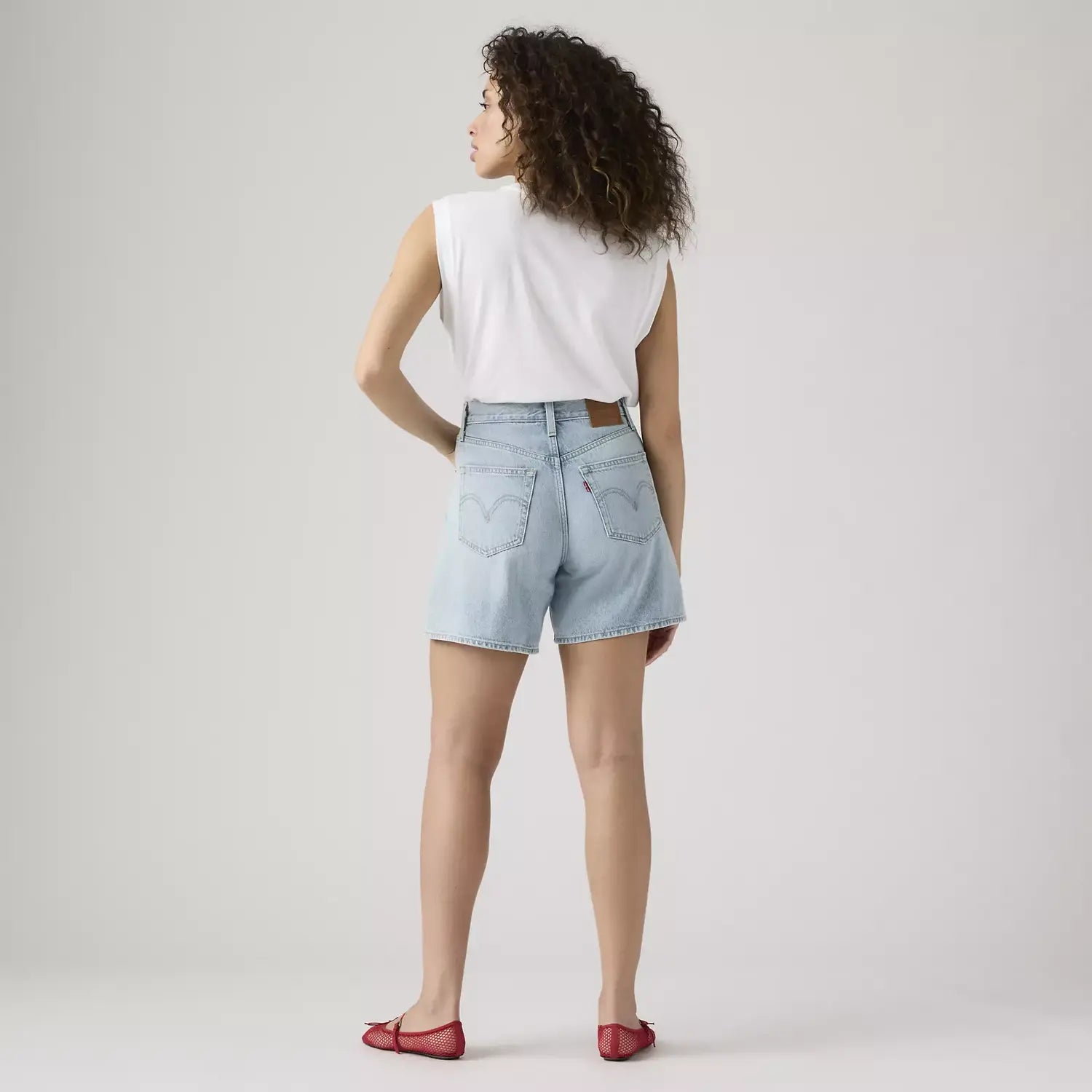 LEVI'S W HIGH BAGGY SHORT