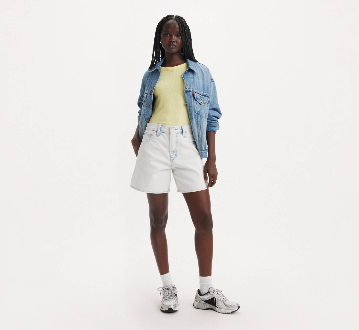 LEVIS W HIGH BAGGY SHORT - Boutique Homies