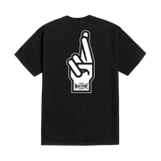 LOSER MACHINE M GOOD LUCK FINGERS TEE - Boutique Homies