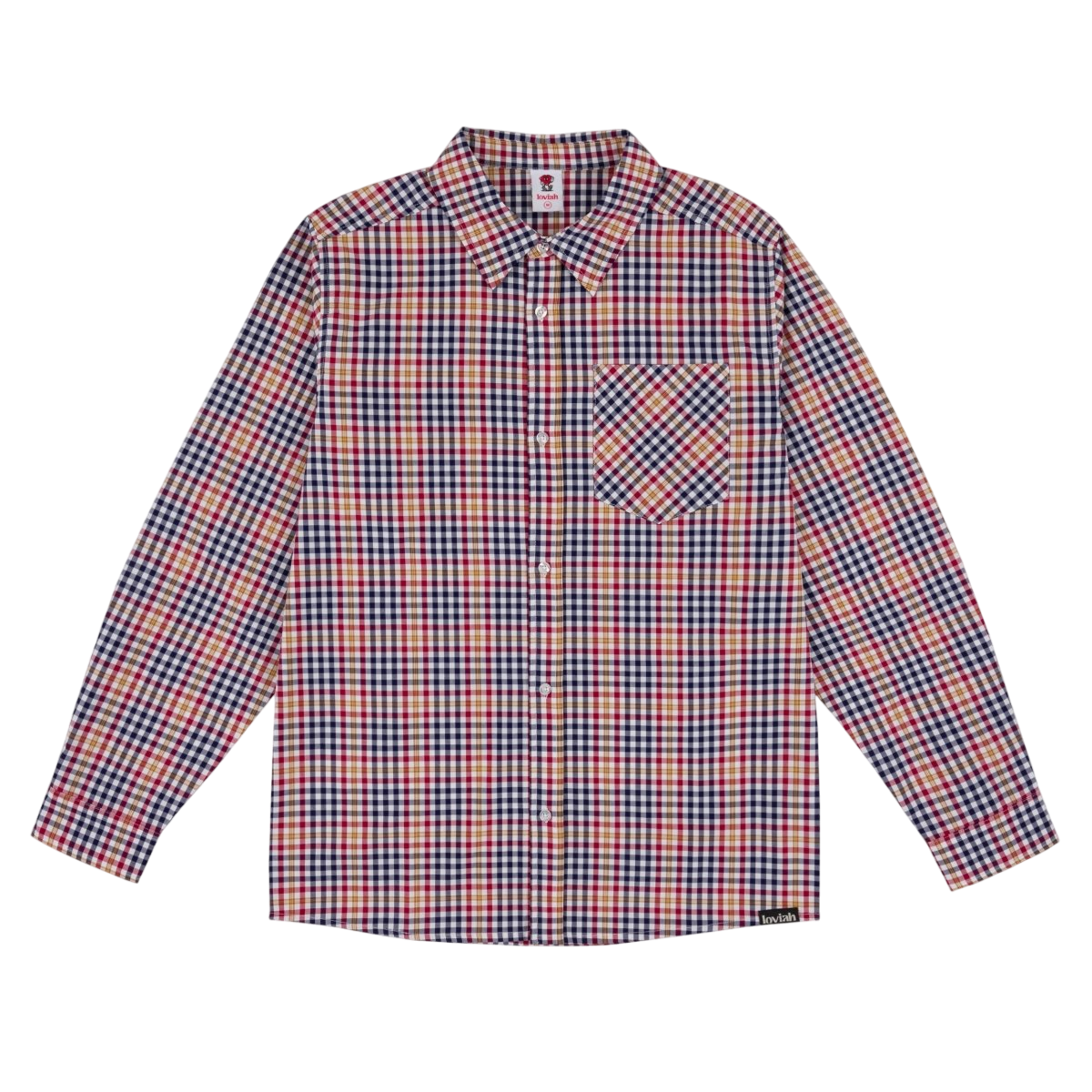 LOVIAH M PLAID LS BUTTON UP SHIRT - Boutique Homies