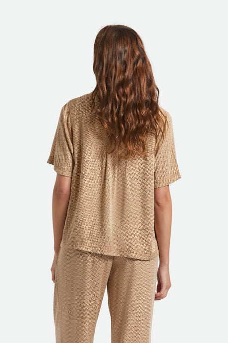 BRIXTON W HUDSON LOUNGE S/S WOVEN 