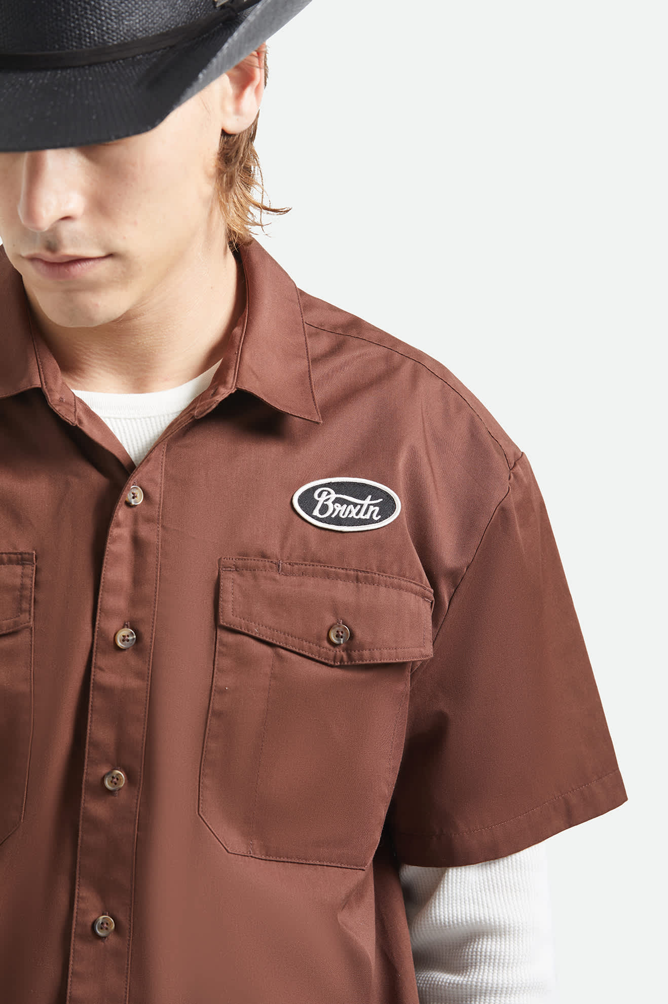 BRIXTON BUILDERS OLSON SS WOVEN