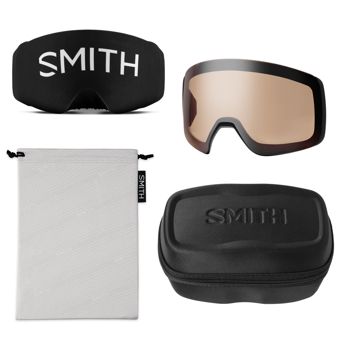 Smith 4D MAG — Black / ChromaPop Pro Photochromic Red Mirror — photo originale 2