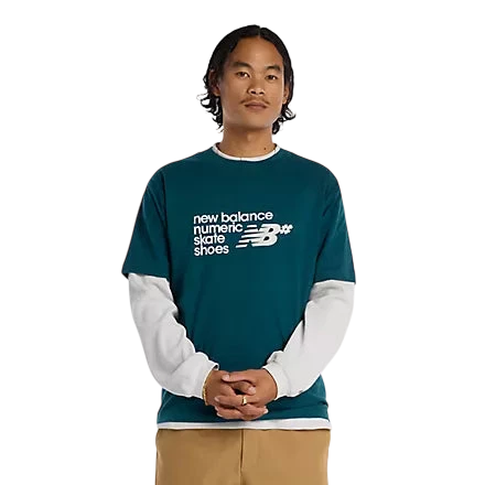 NEW BALANCE NUMERIC STACKED GRAPHIC T-SHIRT