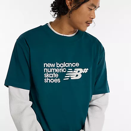 NEW BALANCE NUMERIC STACKED GRAPHIC T-SHIRT