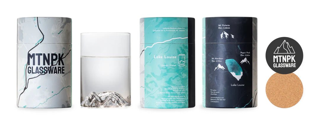 MTNPK LAKE LOUISE PINT GLASS - Boutique Homies