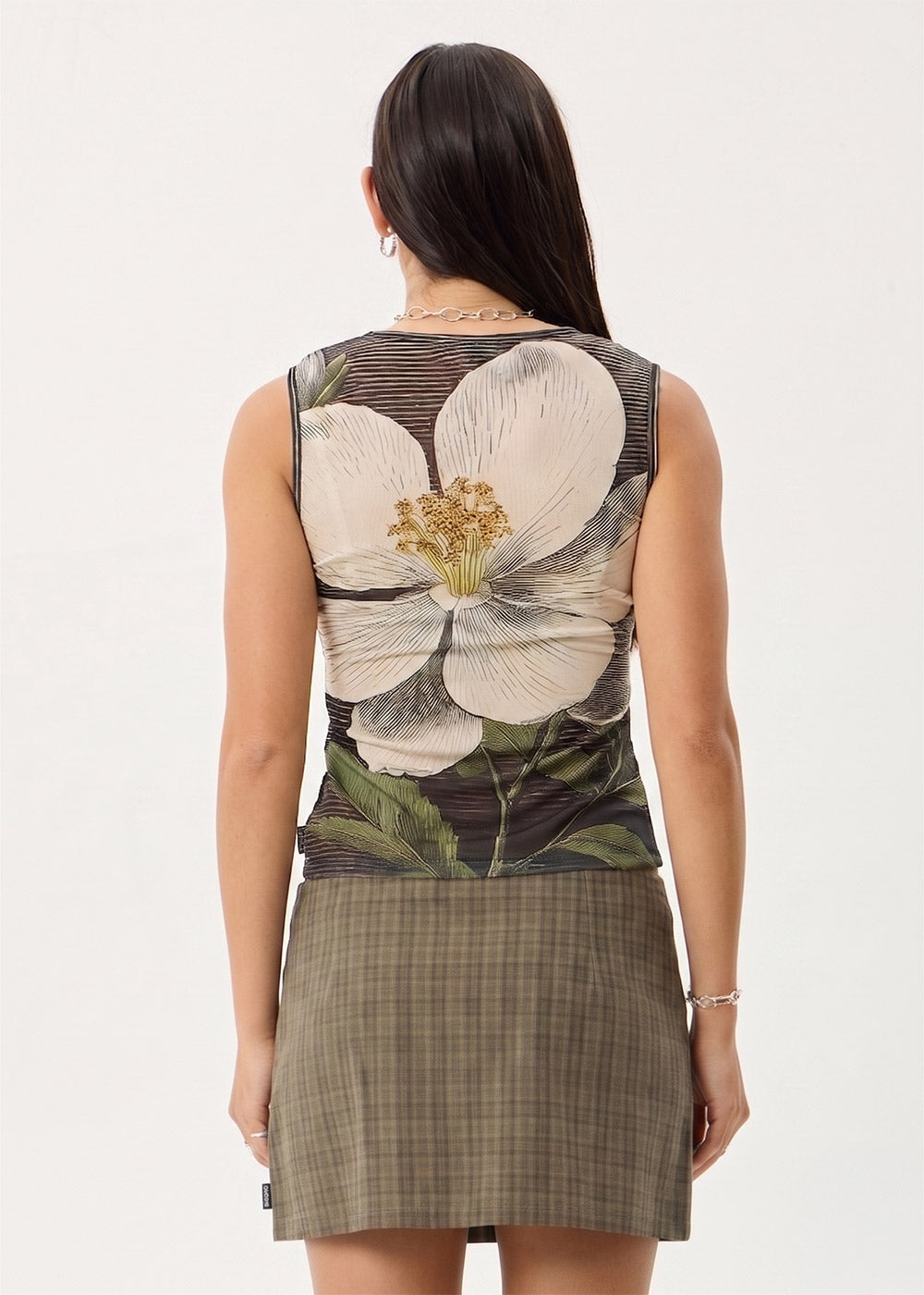 AFENDS W JASMINE RECYCLED SHEER TANK