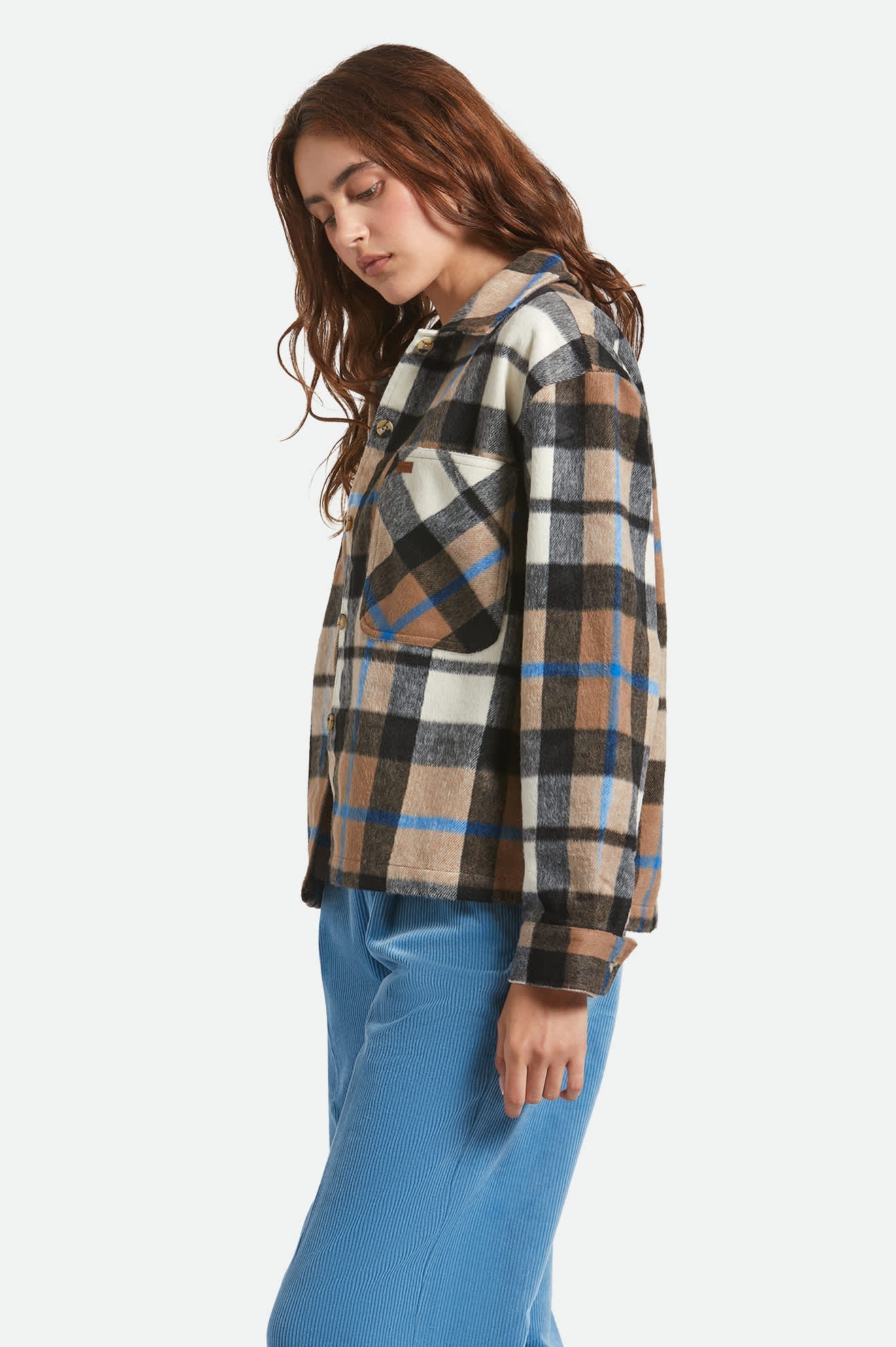 BRIXTON W BOWERY SOFT BRUSHED FLANNEL