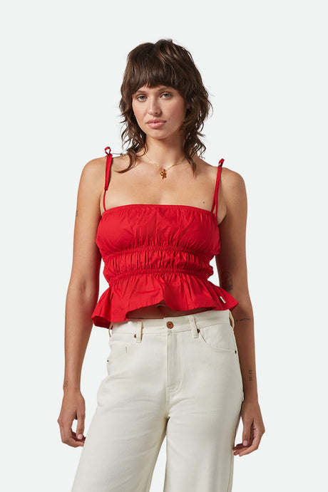 BRIXTON W EDEN SMOCKED TOP 