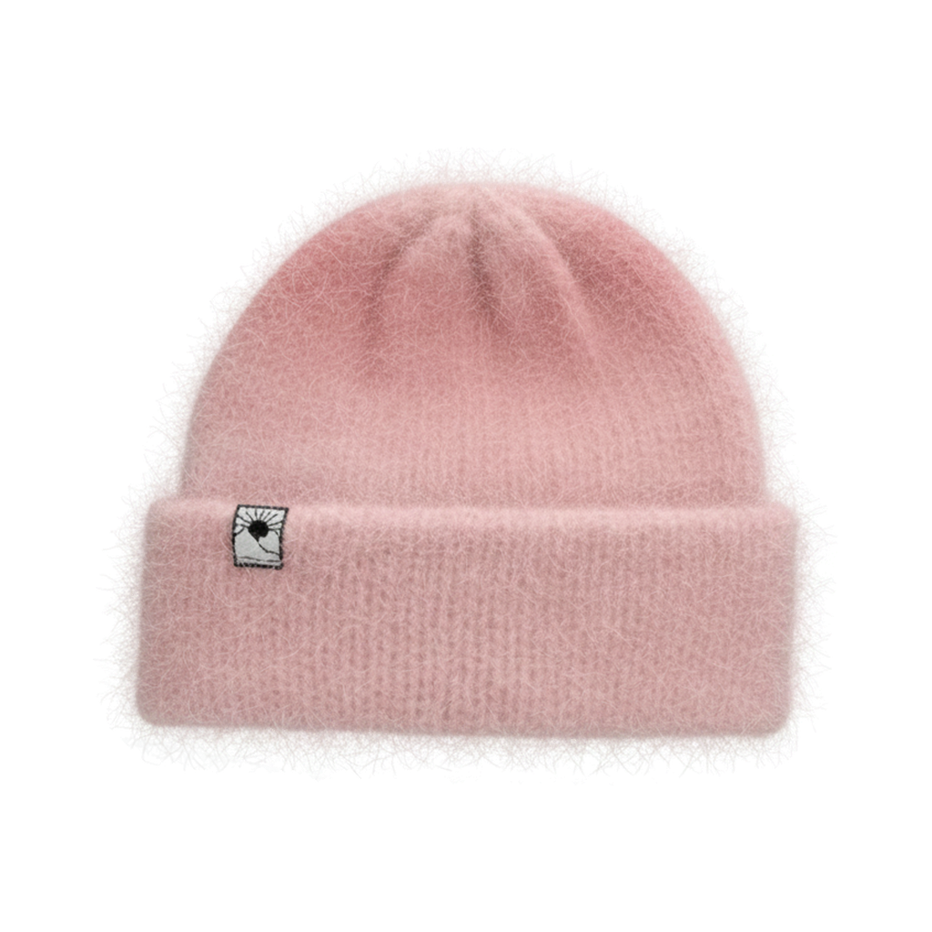 Notice Pink Haze Mohair Beanie — vue catalogue de la tuque
