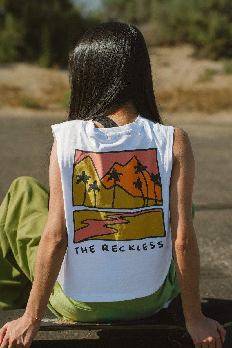 NOTICE THE RECKLESS W CASTAWAY TANK TOP - Boutique Homies