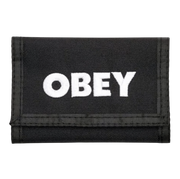 OBEY BOLD LOGO TRIFOLD WALLET - Boutique Homies