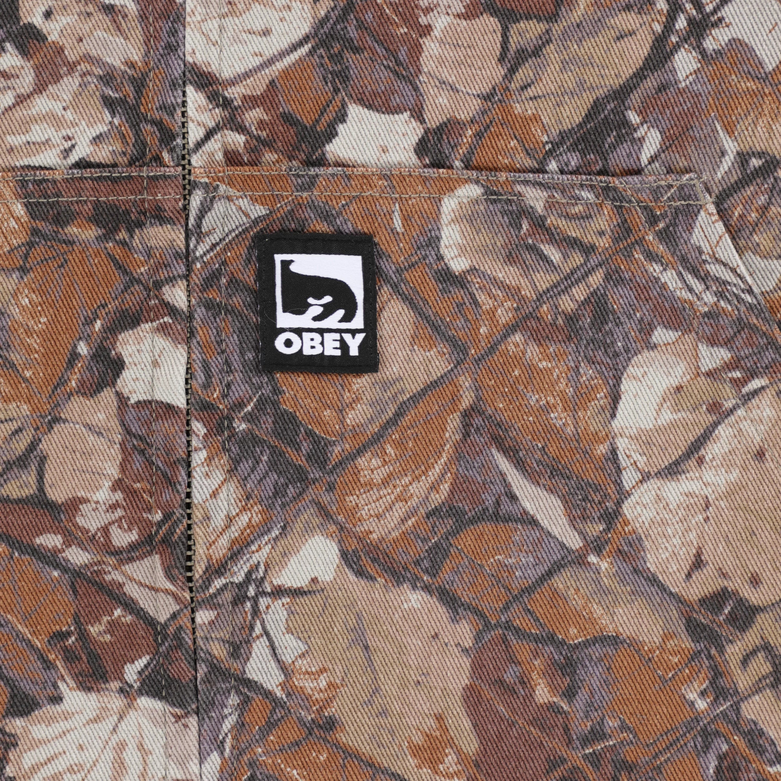 OBEY GLEN ZIP UP JACKET 