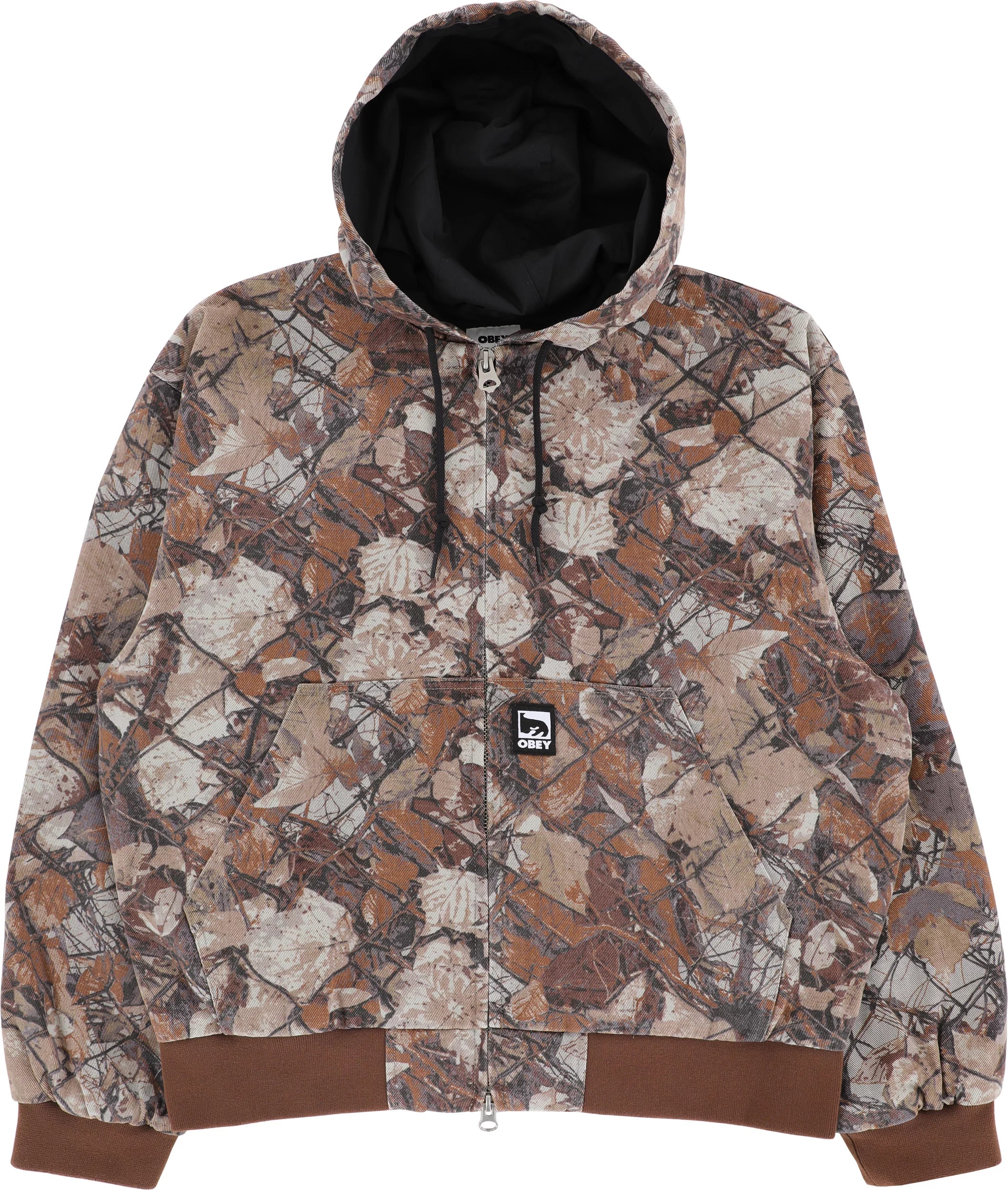 OBEY GLEN ZIP UP JACKET 