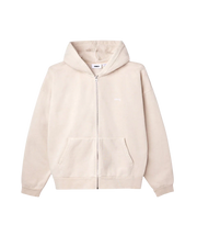 OBEY W LOWERCASE PIGMENT ZIP HOOD - Boutique Homies
