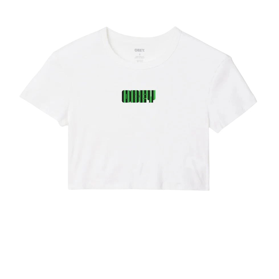 OBEY W STRIPES TEE - Boutique Homies