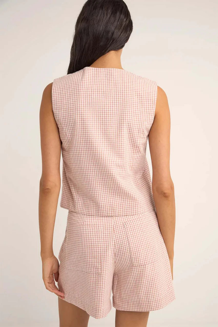 RHYTHM W LOLA CHECK VEST 