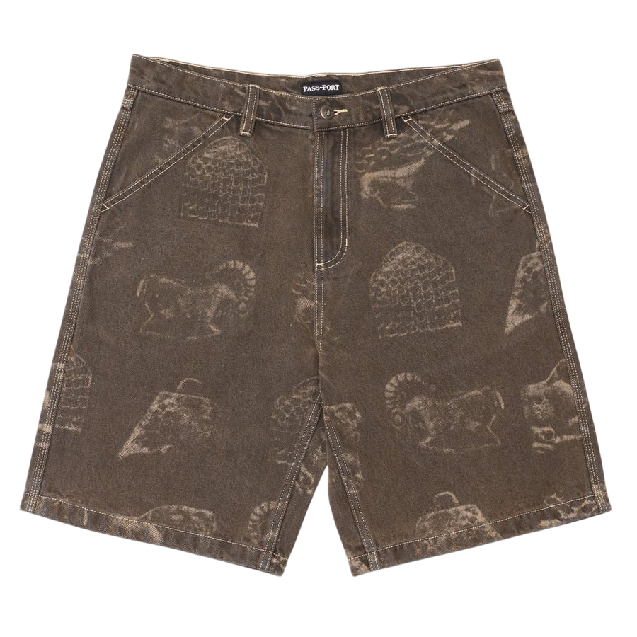PASSPORT M DENIM WORKERS CLUB SHORT - Boutique Homies