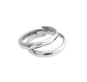 PILGRIM ADDISON RECYCLED RING 2-IN 1 SET - Boutique Homies