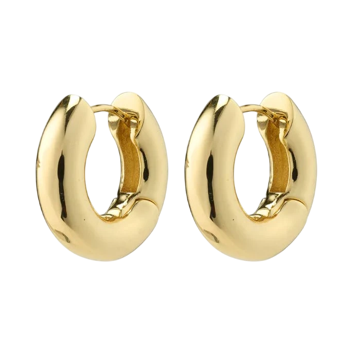 PILGRIM AICA RECYCLED CHUNKY HOOP EARRINGS - Boutique Homies
