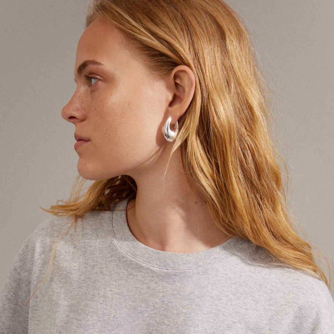 PILGRIM AUTUMN CHUNKY RETRO HOOP EARRINGS - Boutique Homies