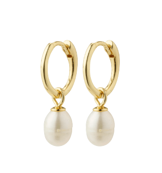 PILGRIM BERTHE RECYCLED PEARL HOOP - Boutique Homies