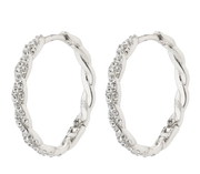 PILGRIM EZO TWIRLED CRYSTAL HOOPS - Boutique Homies