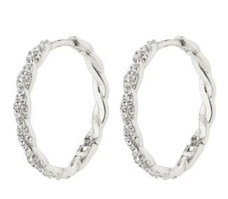 PILGRIM EZO TWIRLED CRYSTAL HOOPS - Boutique Homies