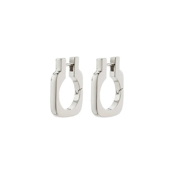 PILGRIM LIVE RECYCLED SQUARE HOOP EARRING - Boutique Homies