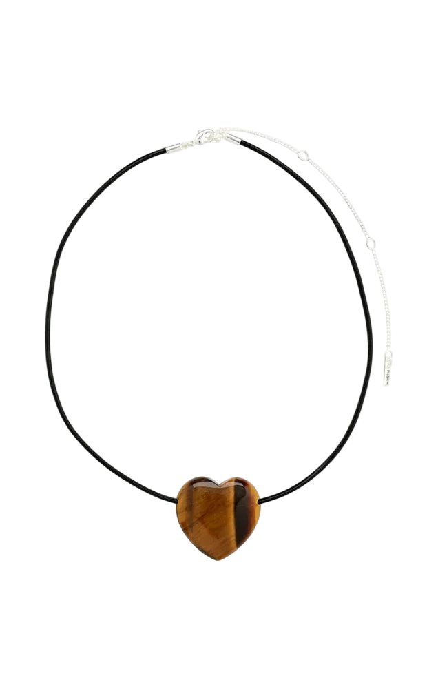 PILGRIM STAY TIGER EYE NECKLACE - Boutique Homies