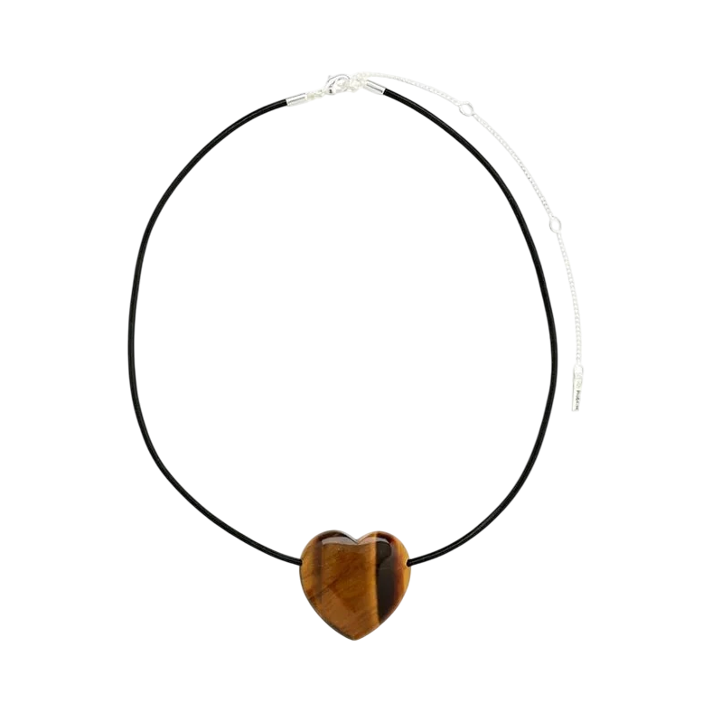 PILGRIM STAY TIGER EYE NECKLACE - Boutique Homies