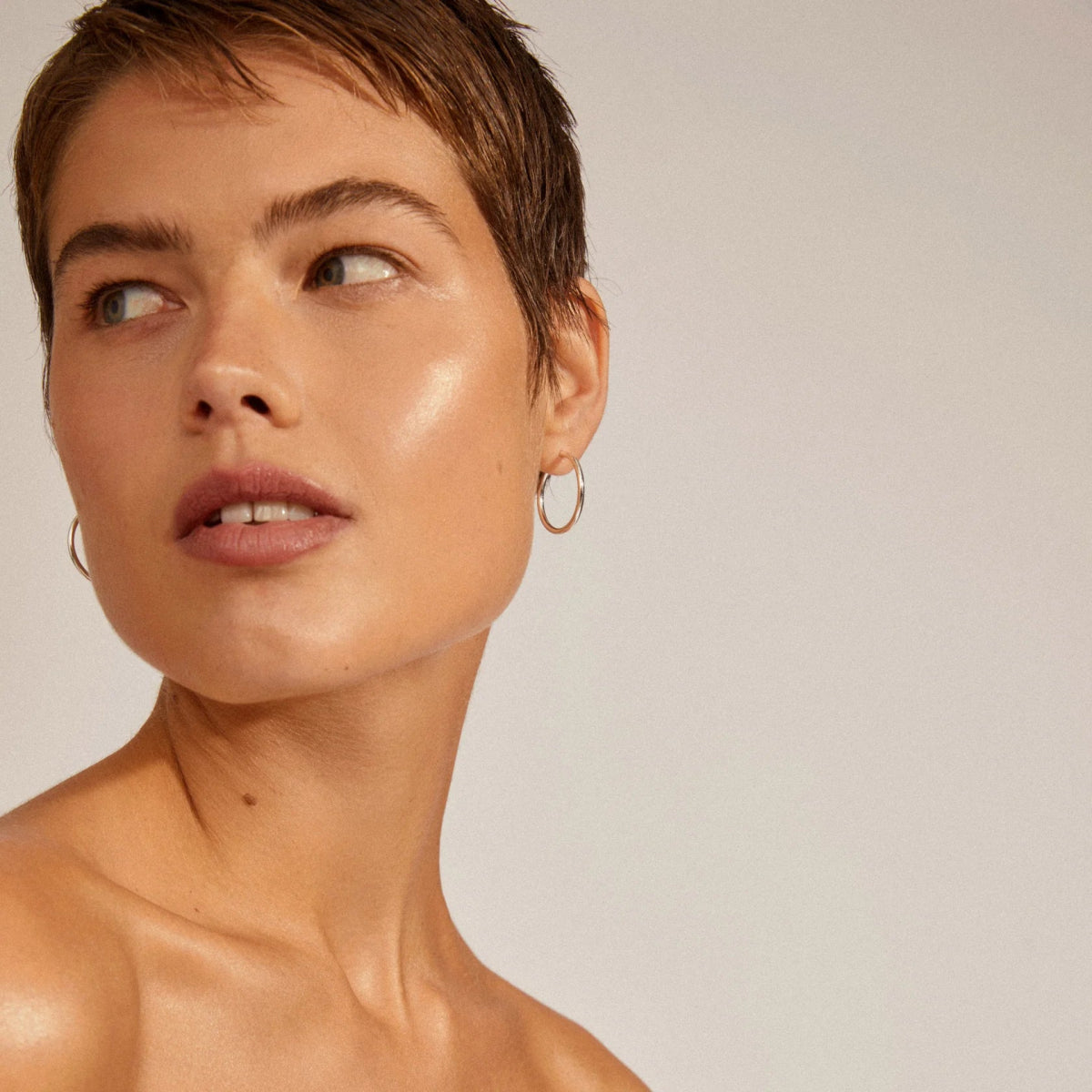 PILGRIM W APRIL RECYCLED SMALL HOOP EARRINGS - Boutique Homies