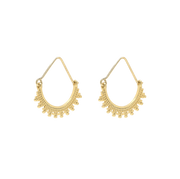 PILGRIM W EARRING KIKU HALF HOOP GP - Boutique Homies